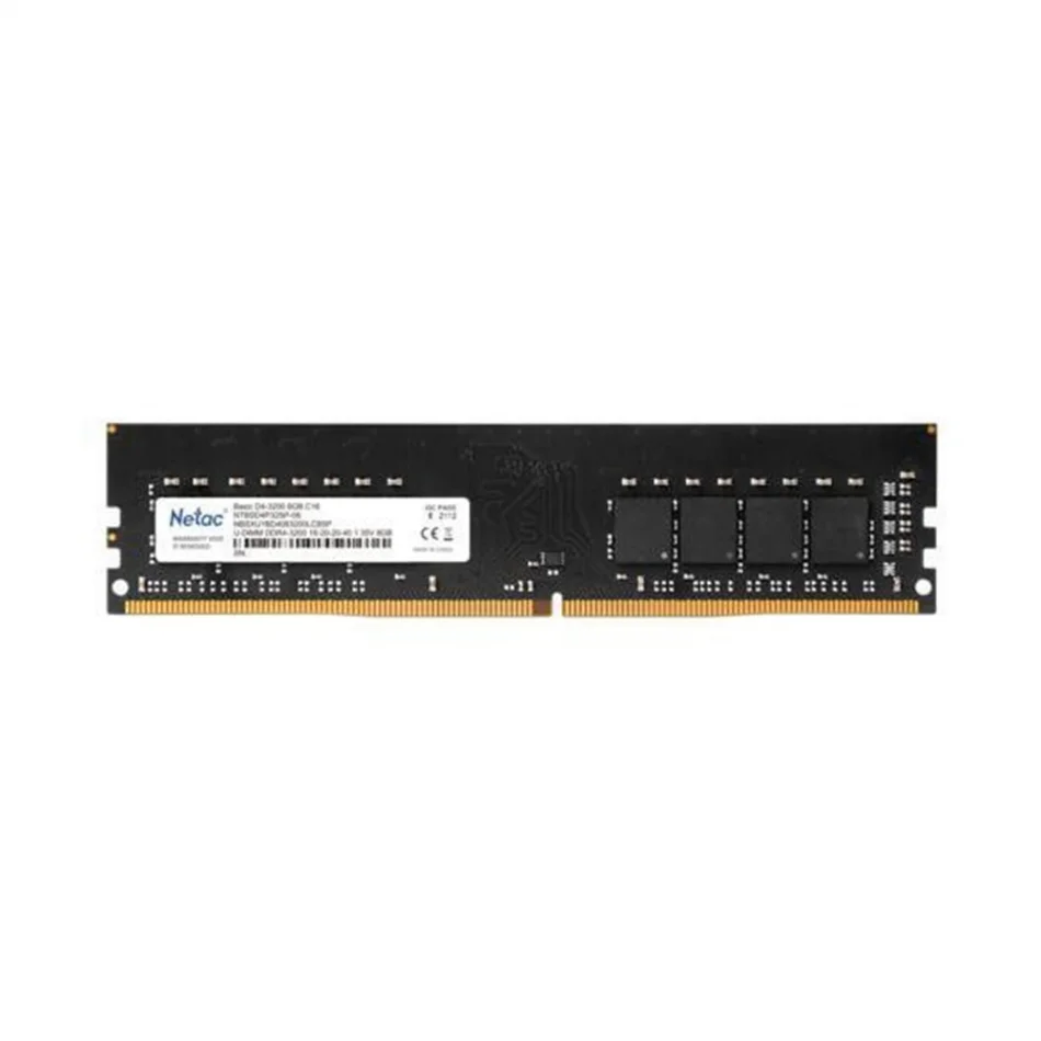 Netac Basic 8GB (1x8 GB) DDR4 3200mhz CL16 Ram - NTBSD4P32SP-08
