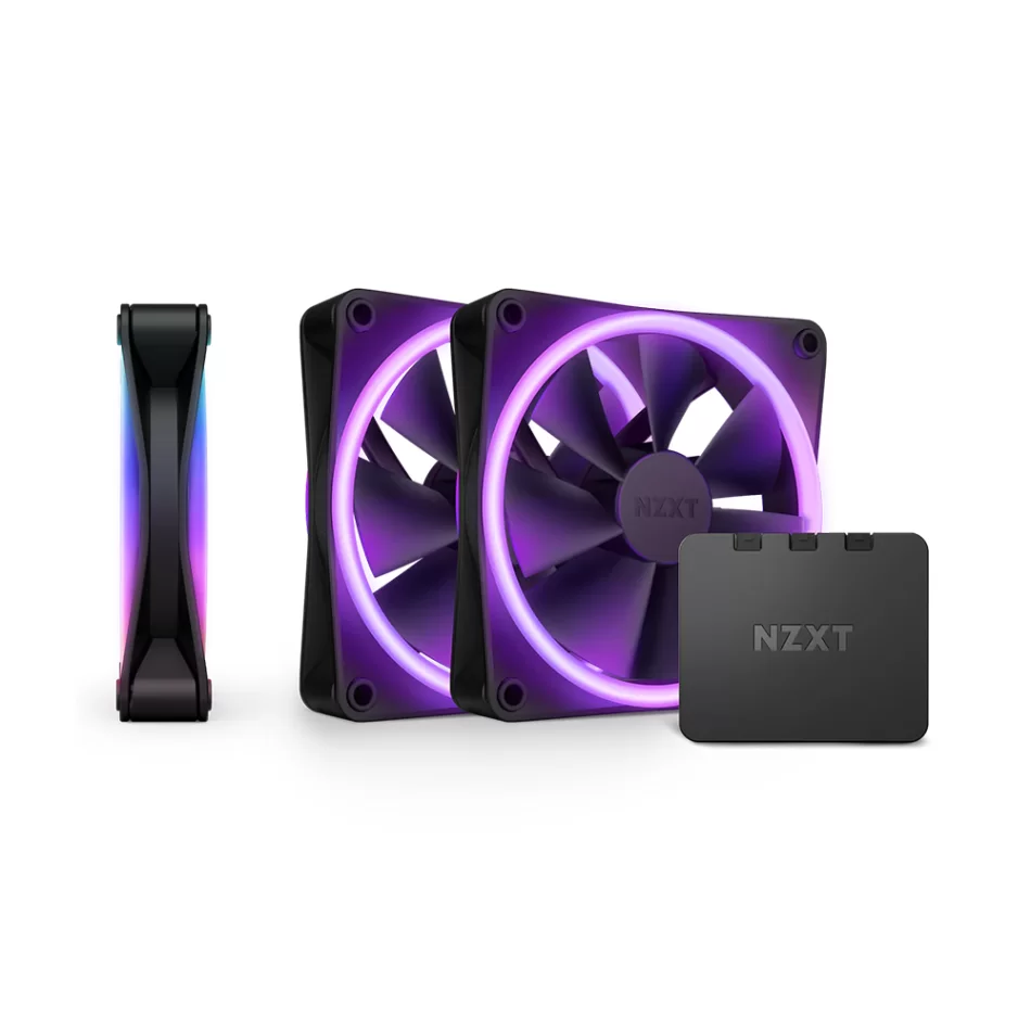 NZXT F120 RGB DUO 3lü Fan ve Kontrolcü Hub