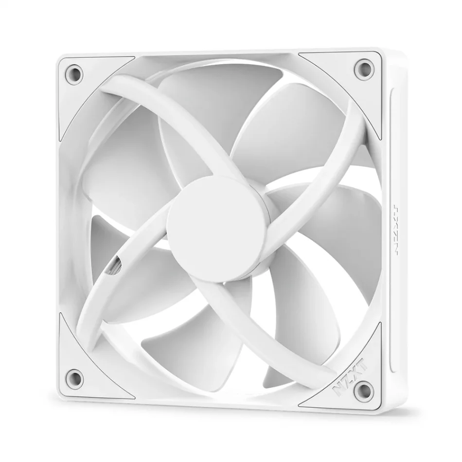 NZXT F120P White Static Pressure 120mm. Statik Basınç Beyaz Kasa Fanı