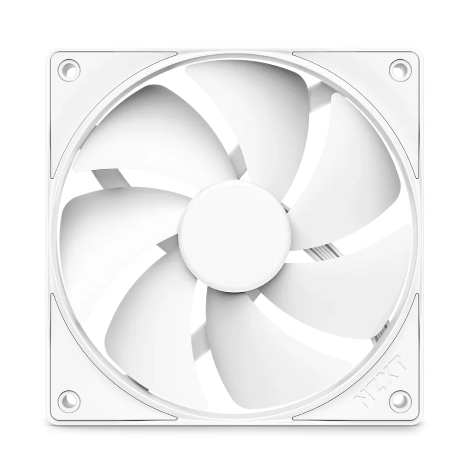 NZXT F120P White Static Pressure 120mm. Statik Basınç Beyaz Kasa Fanı