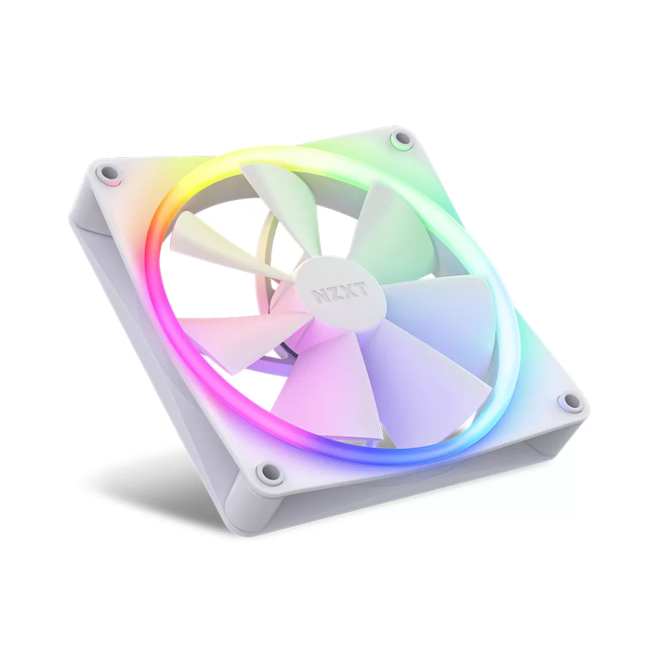 NZXT F140 RGB Twin Pack White 140mm. Beyaz Fan İkili Set ve Kontrolcü Hub