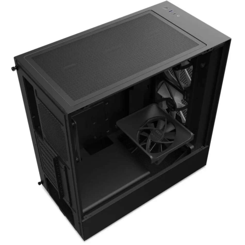 NZXT H5 Flow RGB All Black Edition 2023 Mid-Tower ATX Bilgisayar Kasası