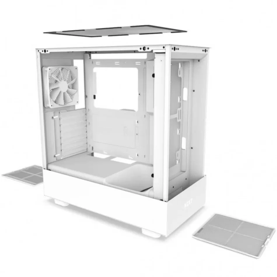 NZXT H5 Flow White Mid-Tower ATX Beyaz Bilgisayar Kasası