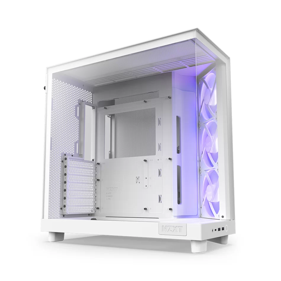 NZXT H6 Flow RGB White Mid-Tower ATX Beyaz Bilgisayar Kasası