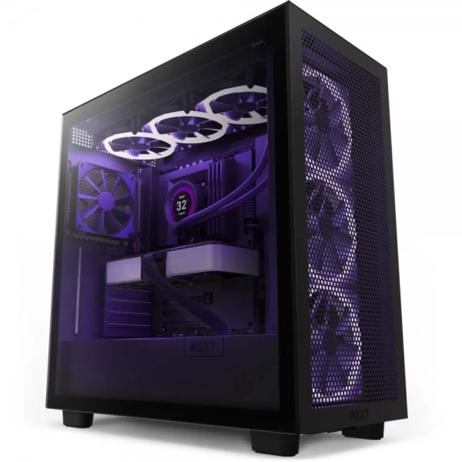 NZXT H7 Flow 2022 Mid-Tower ATX Gaming Bilgisayar Kasası