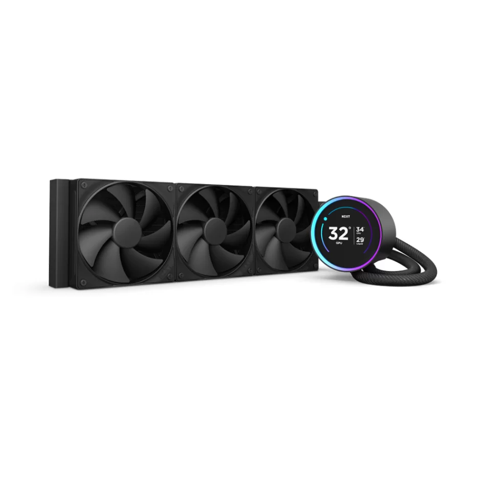 NZXT Kraken Elite 360 LCD 360mm Intel 1851-1700 / AMD AM5 Uyumlu İşlemci Sıvı Soğutucu