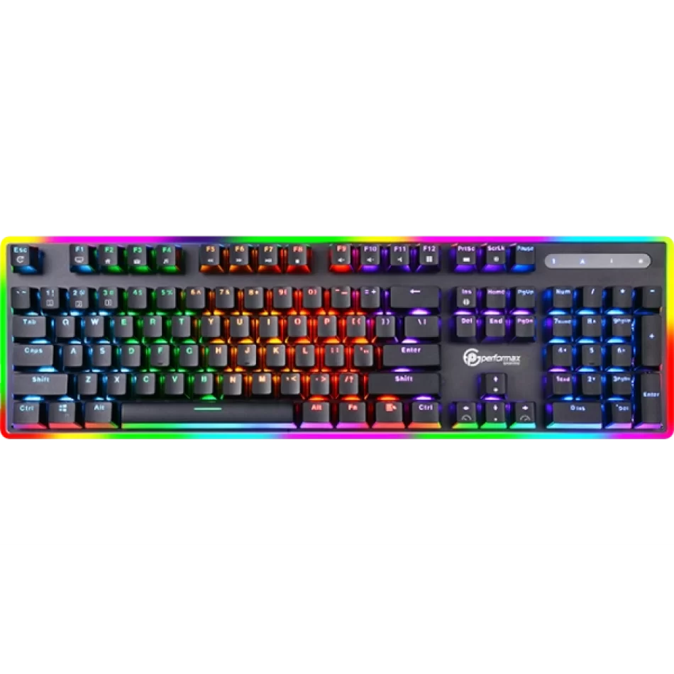 Performax Xetra Kablolu Mekanik Kırmızı Switch RGB Türkçe Q Klavye