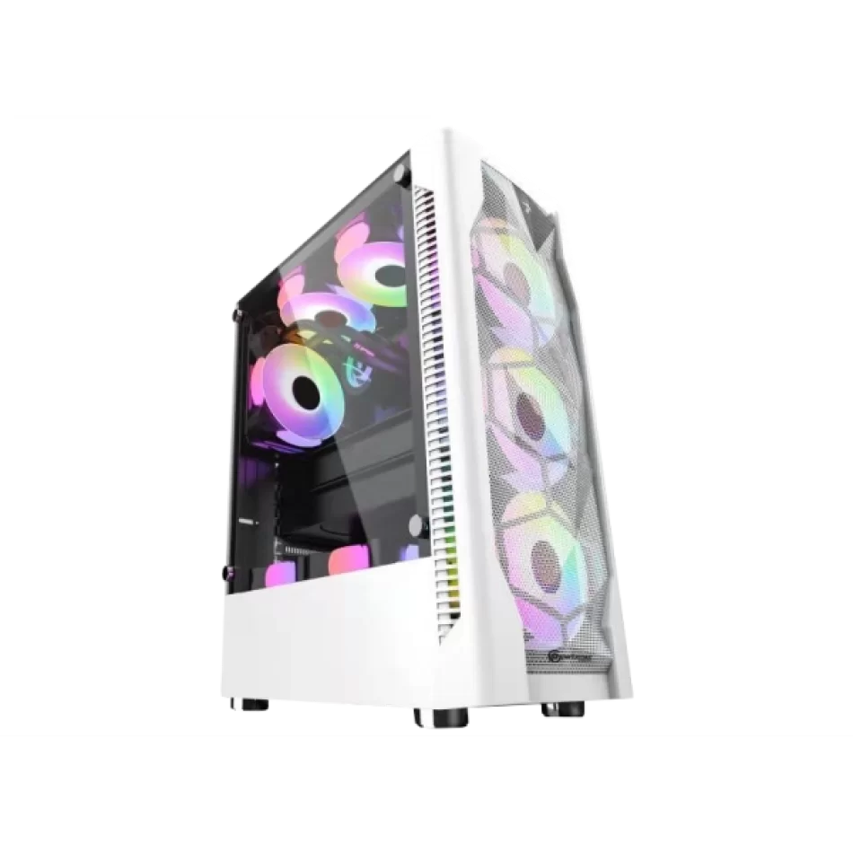 Performax INFERNO WHITE RGB 650W Güç Kaynaklı Mid-Tower ATX Oyuncu Beyaz Bilgisayar Kasası