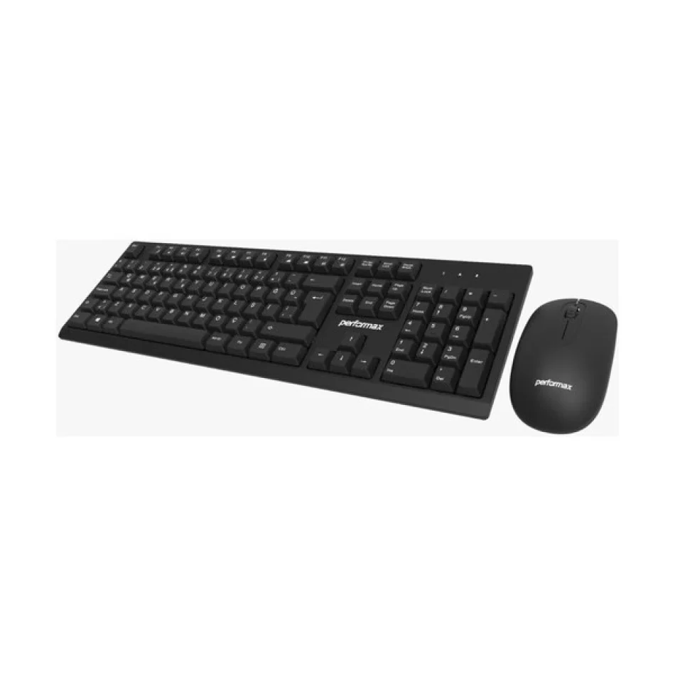 PERFORMAX SK1004 KABLOSUZ SİYAH KLAVYE/MOUSE SET