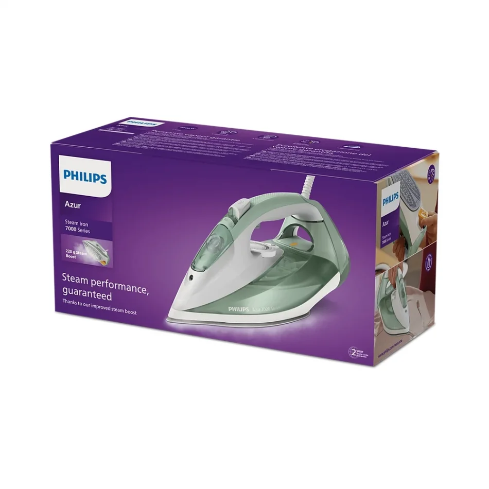 Philips 7000 Serisi DST7012/70 HV Buharlı Çöl Yeşili/Gri Ütü