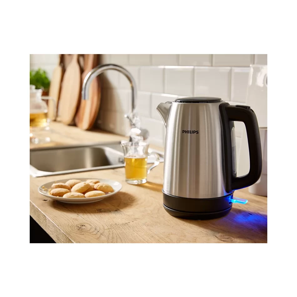 Philips Daily Collection HD9350/90 2200W 1.7 Lt Çelik Kettle Su Isıtıcı