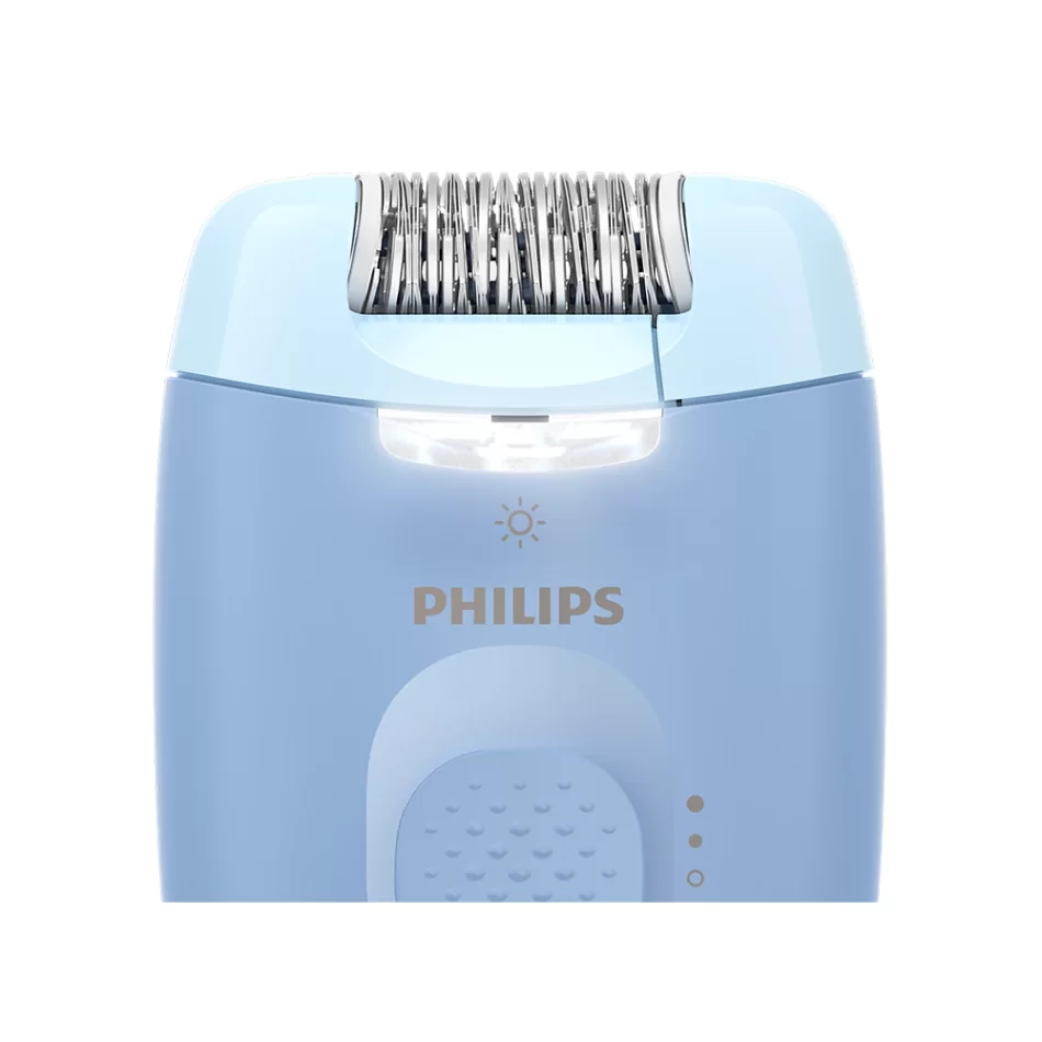 Philips Epilator 4000 Serisi Hassas ve Pürüzsüz Kablolu Mavi Epilatör