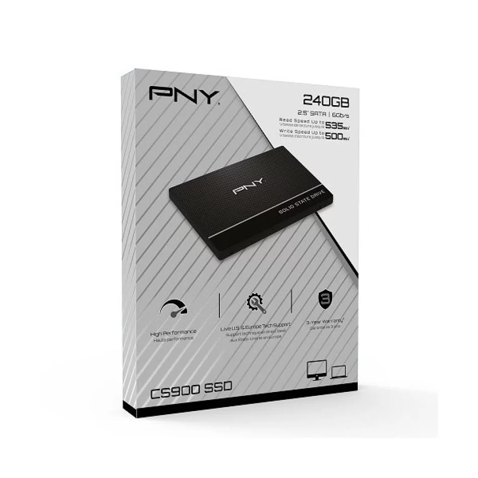 PNY CS900 SSD7CS900-240-PB 240GB 535/500MB/s 2.5 SATA 3 SSD Disk