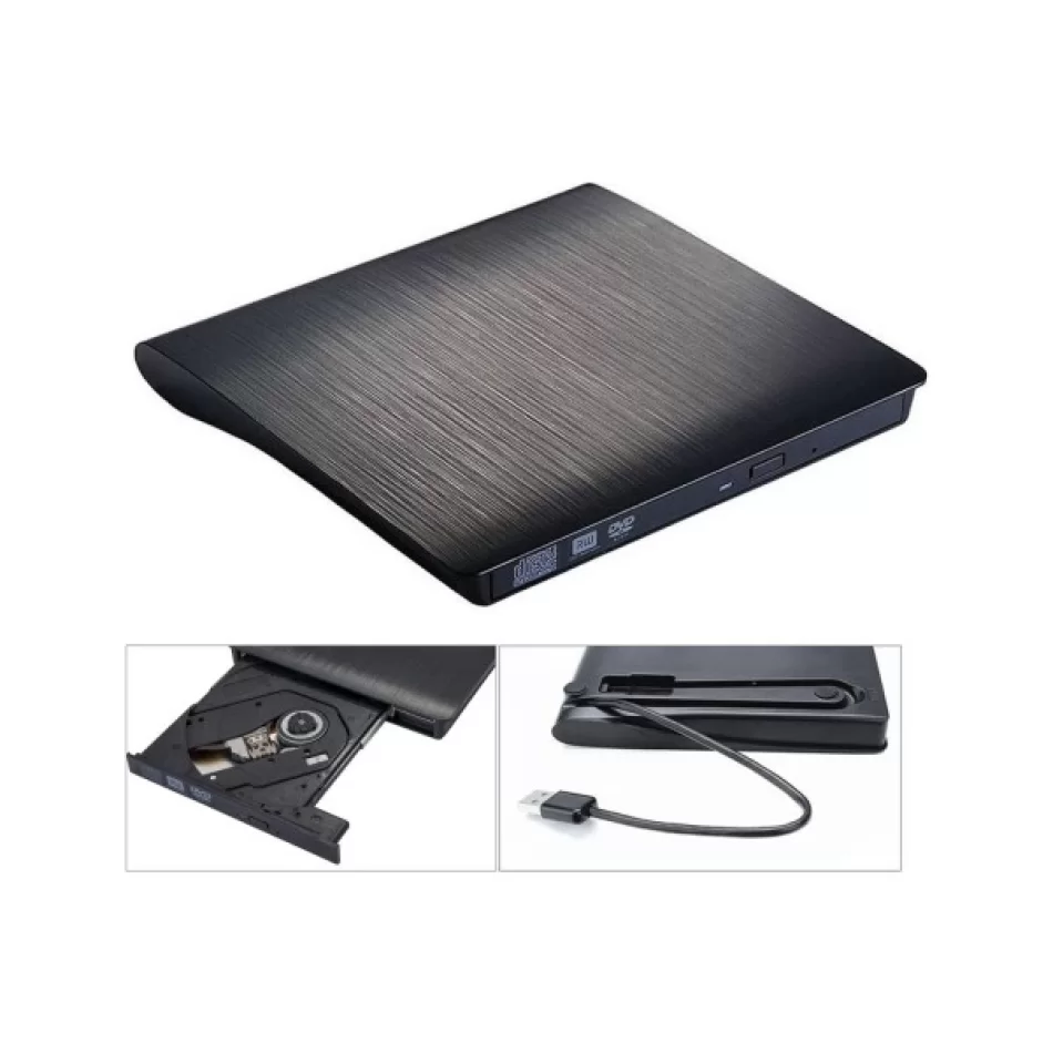 Pop-Up 24X Portable USB 3.0 Ultra Slim DVD-RW