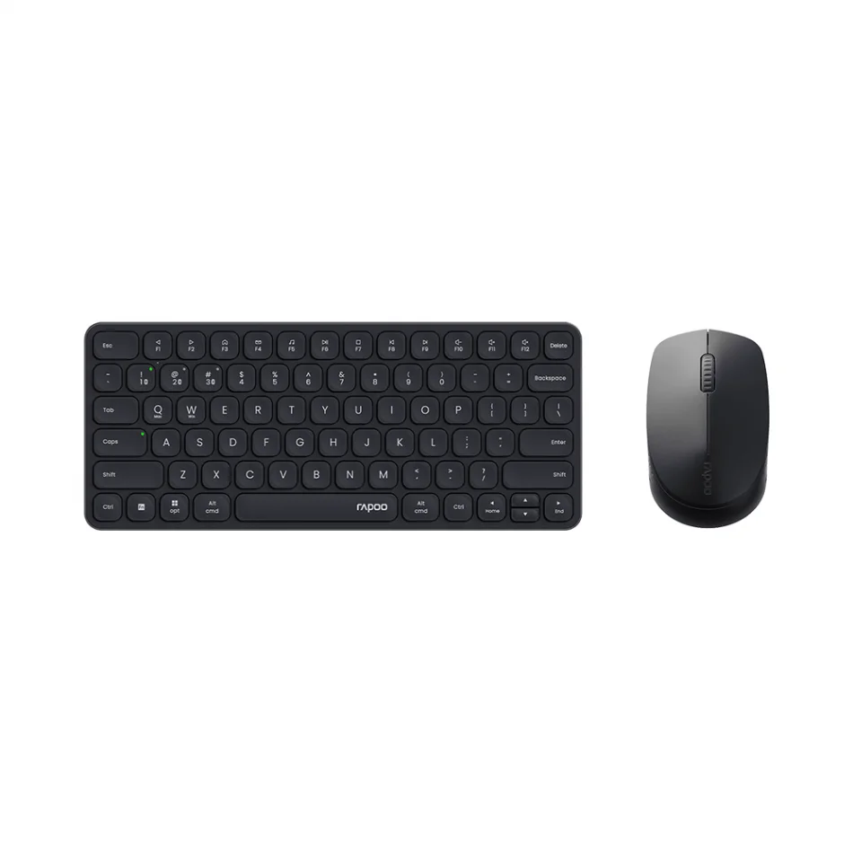 Rapoo 9010M Bluetooth + Kablosuz Optik Mouse ve Türkçe Q Klavye Seti
