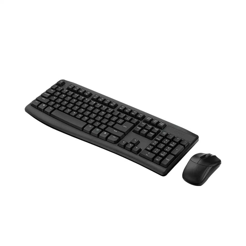 Rapoo X1800PRO Siyah Kablosuz Optik Mouse ve Türkçe Q Klavye Seti