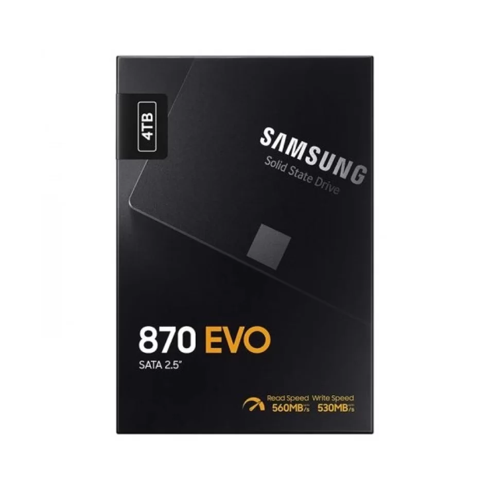 Samsung 870 EVO 4TB 560/530MB/s 2.5 SATA 3 SSD Disk MZ-77E4T0BW