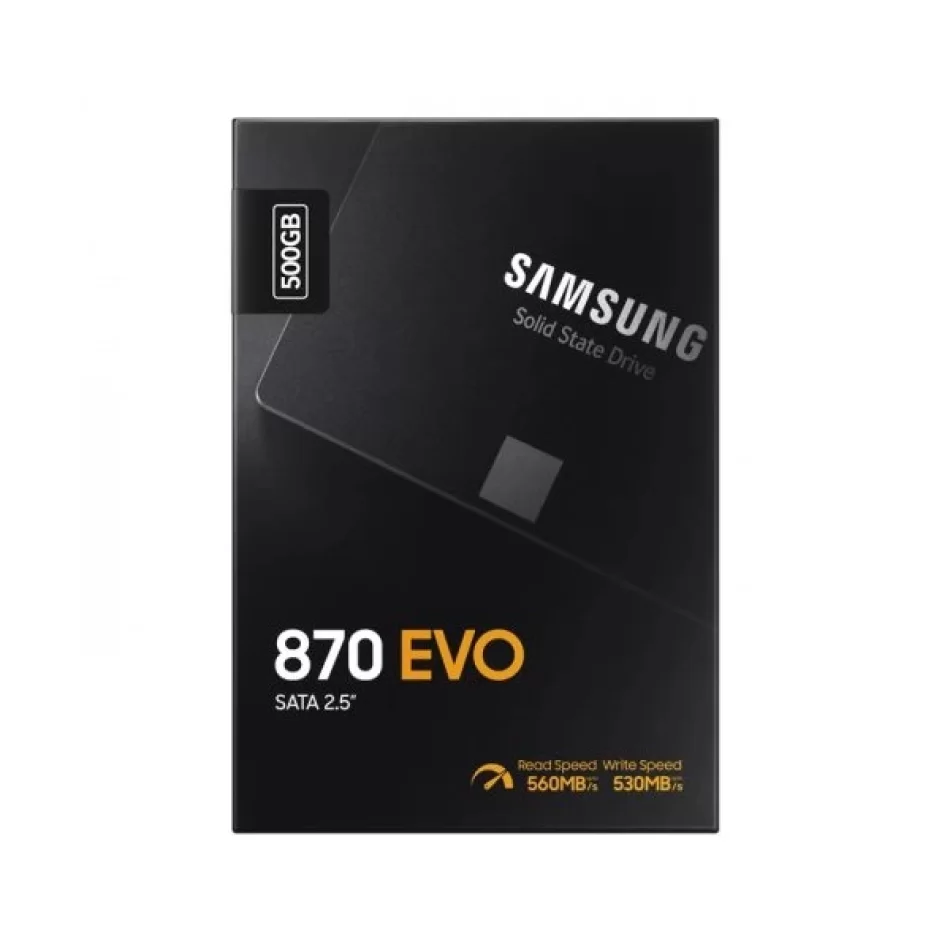 Samsung 870 EVO 500GB 560/530MB/s 2.5 SATA 3 SSD Disk MZ-77E500BW