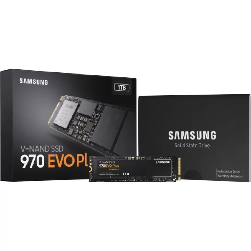 Samsung 970 Evo Plus NVMe 1TB 3500MB/s-3300MB/s M.2 SSD (MZ-V7S1T0BW)