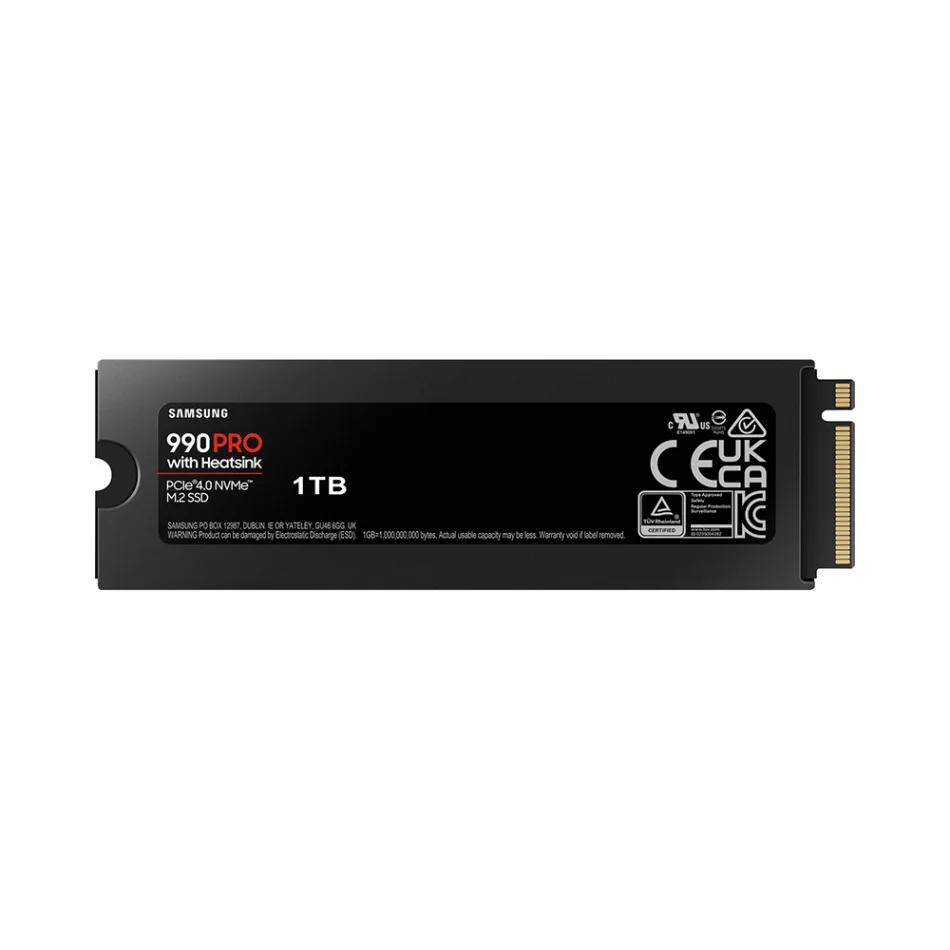 Samsung 990 PRO 1 TB 7450-6900MB/s PCIe Soğutuculu NVMe M.2 SSD Disk