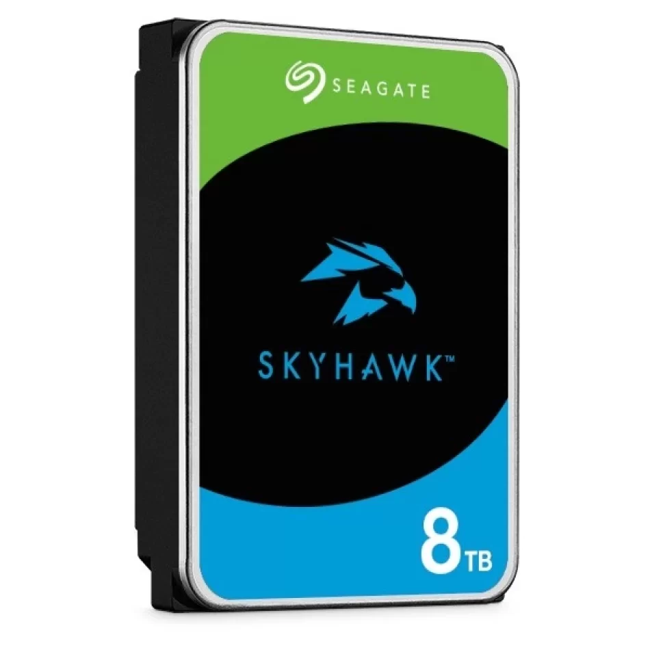 SEAGATE SKYHAWK 8 TB 256MB SATA3 180TB/Y RV 7/24 (ST8000VX010)