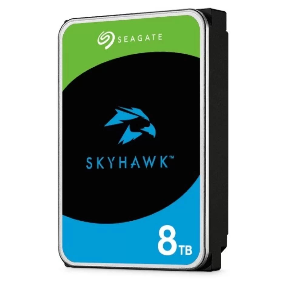 SEAGATE SKYHAWK 8 TB 256MB SATA3 180TB/Y RV 7/24 (ST8000VX010)