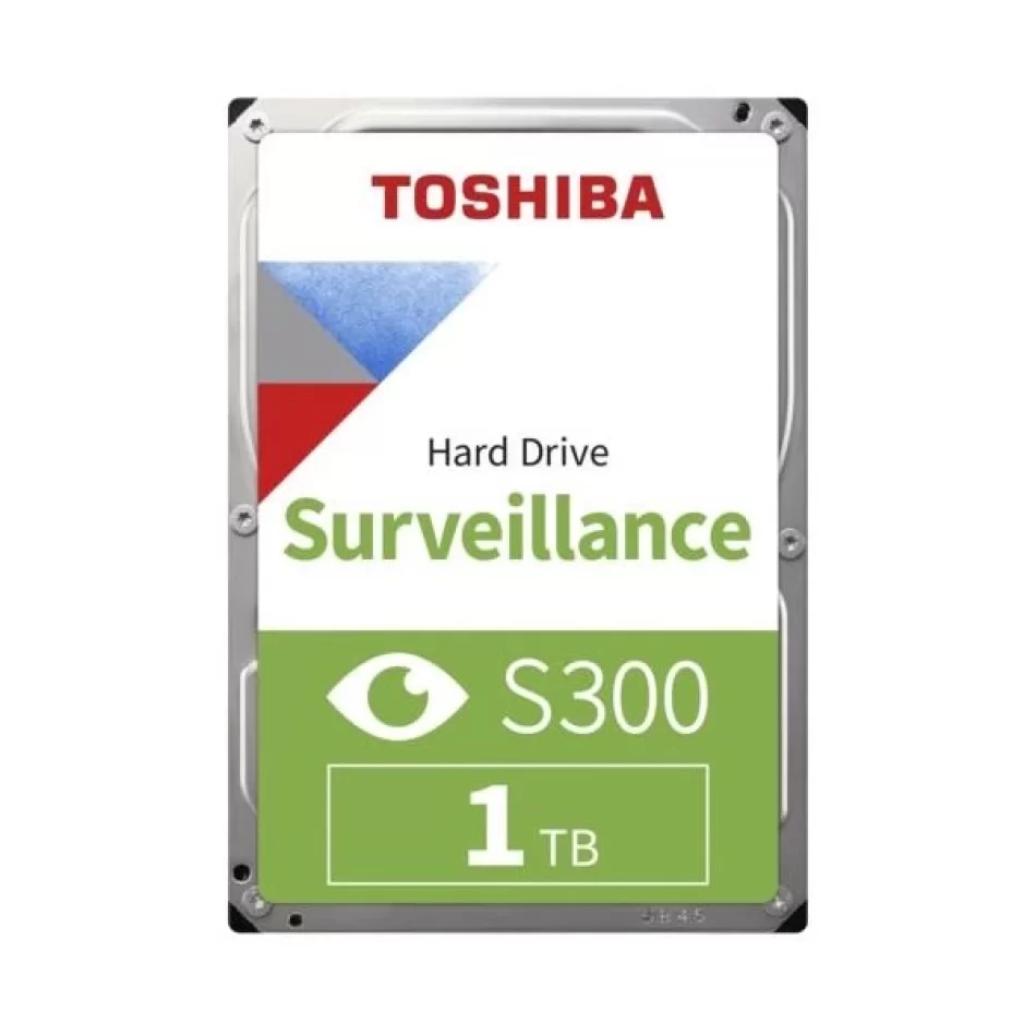 Toshiba 3,5 S300 1TB 128MB 5700RPM HDWV110UZSVA SATA 3 7/24 Harddisk