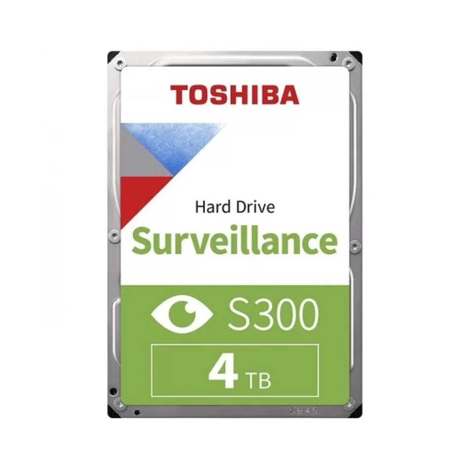 Toshiba S300 Surveillance HDWT740UZSVA 4TB 128MB 5400 RPM 3.5 SATA3 7/24 Güvenlik Diski