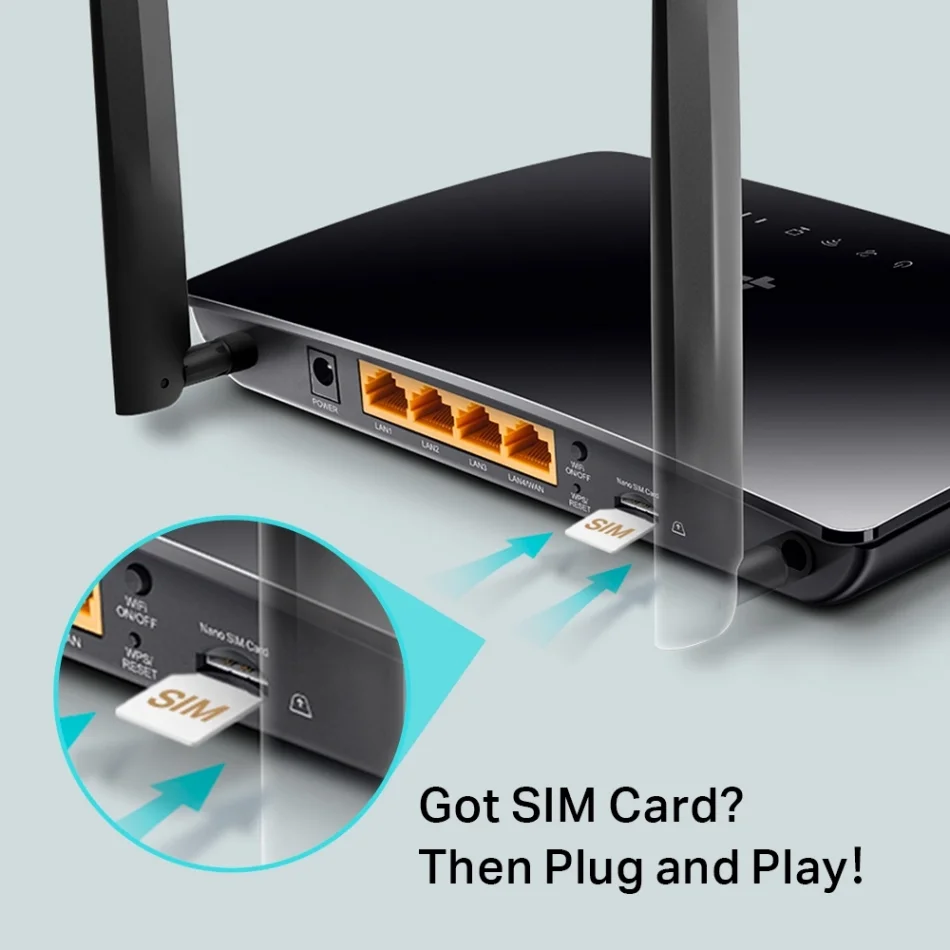 TP-Link Archer MR400 AC1200 Dual Band 4G LTE Router