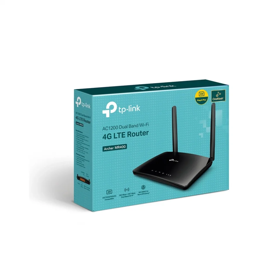 TP-Link Archer MR400 AC1200 Dual Band 4G LTE Router