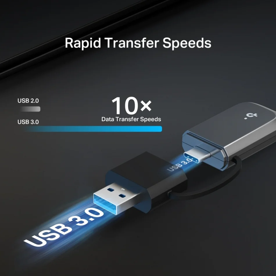 TP-Link Archer TBE230U BE3600 Dual Band Wi-Fi 7 Wireless Mini USB Ağ Adaptörü