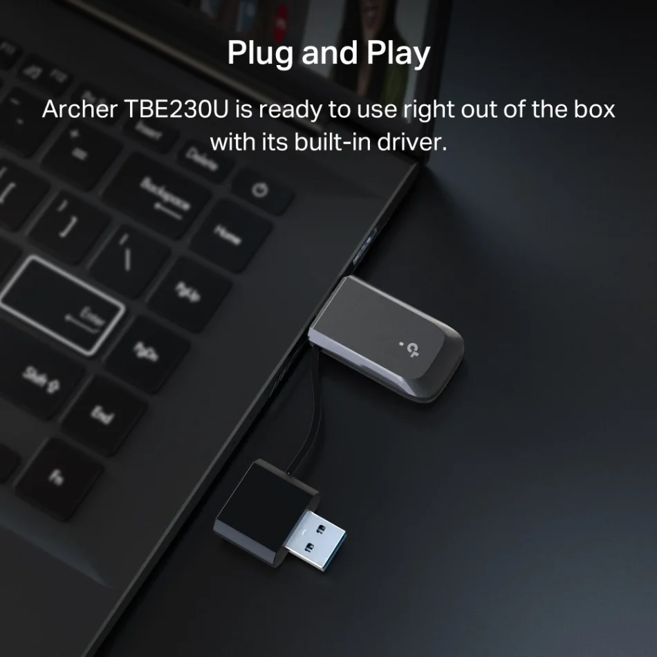 TP-Link Archer TBE230U BE3600 Dual Band Wi-Fi 7 Wireless Mini USB Ağ Adaptörü