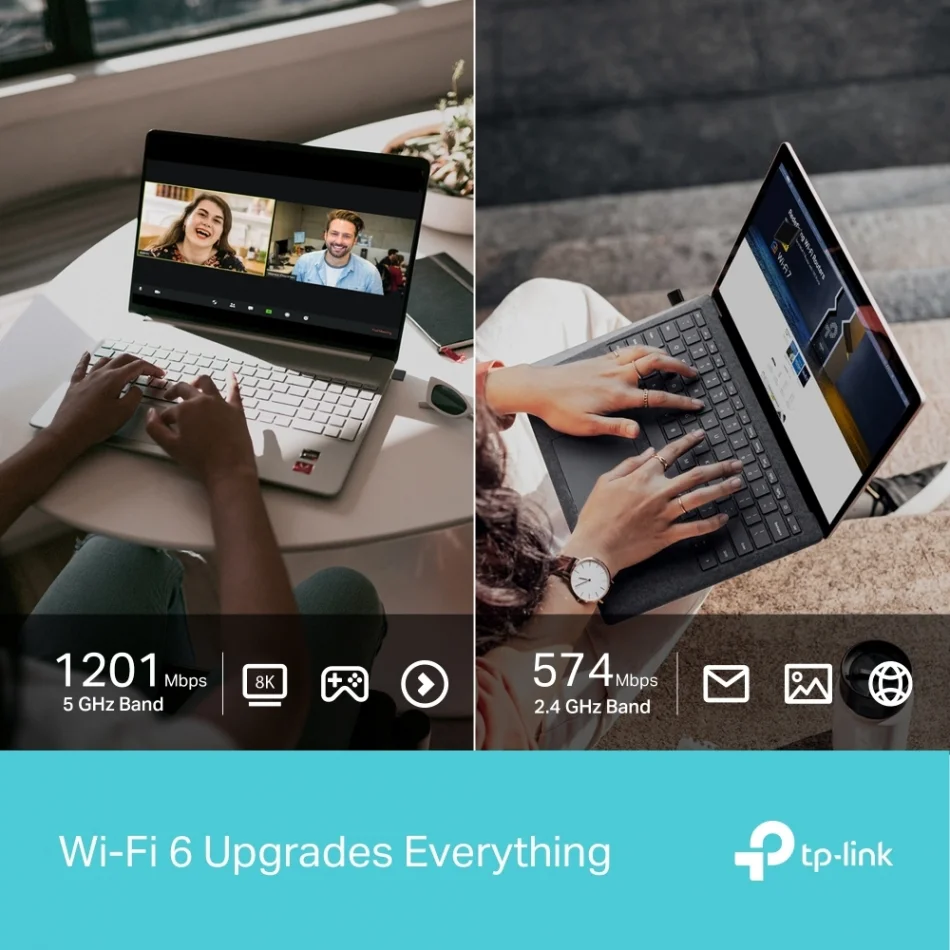 TP-Link Archer TX20U Nano AX1800 Nano Wi-Fi 6 Kablosuz USB Adaptör