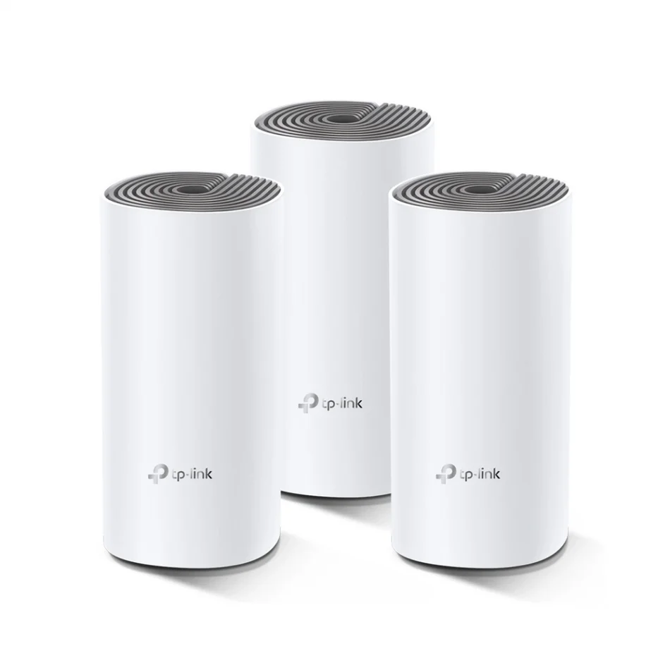 TP-Link Deco E4 AC1200 Dual Band Tüm Ev Mesh Wi-Fi Sistemi Üçlü Paket
