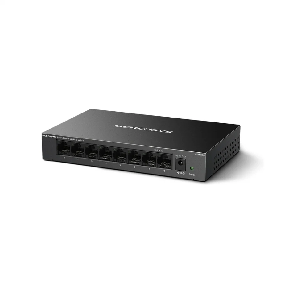 TP-Link Mercusys MS108GS 8-Port Gigabit Masaüstü Switch