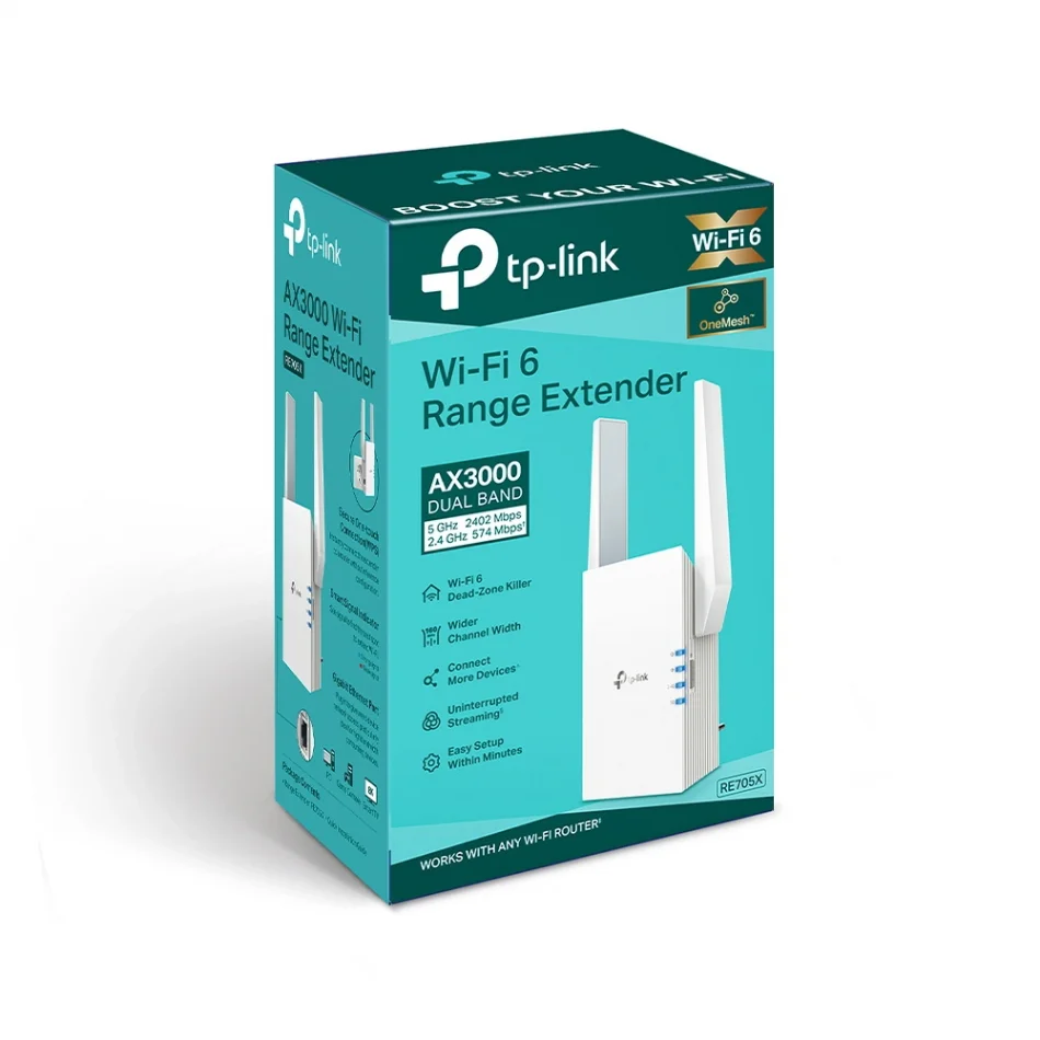 TP-Link RE705X AX3000 Mesh Wi-Fi 6 Menzil Genişletici