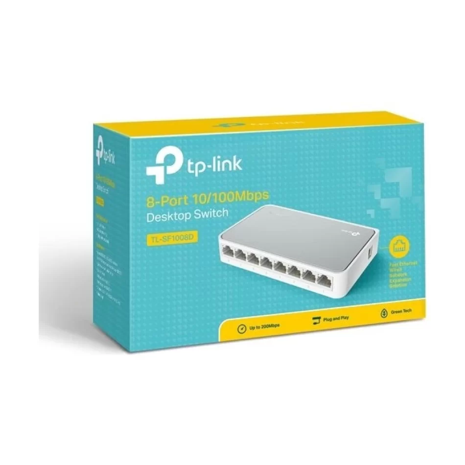 TP-LINK SF1008D 8 PORT 10/100 SWİTCH