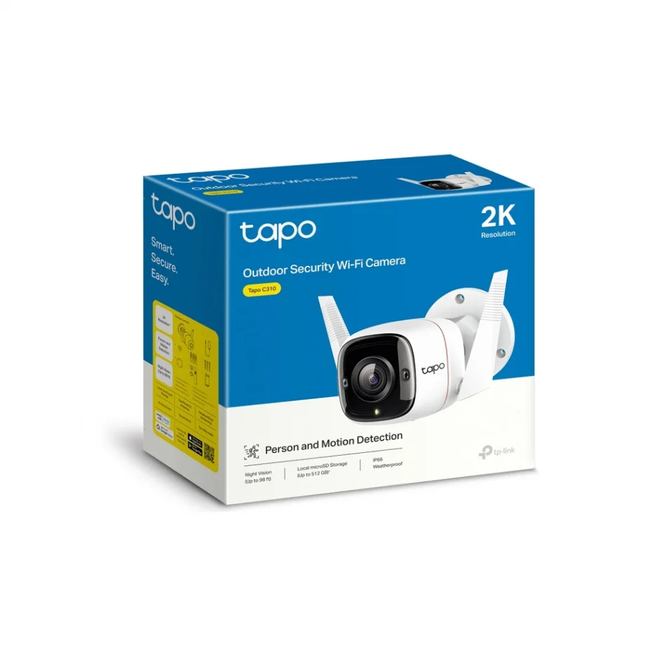TP-Link Tapo C310 2K 3MP Dış Mekan Güvenlik Kamerası