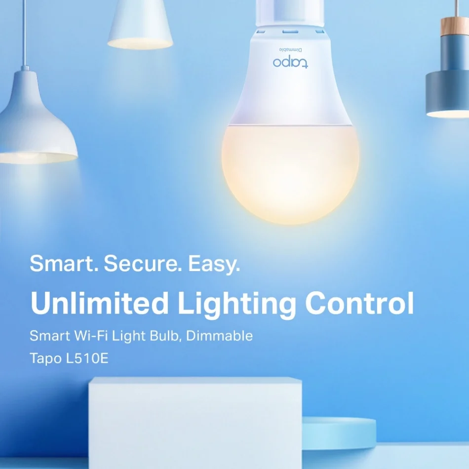 TP-Link Tapo L510E Tek Renk Smart Wi-Fi Ayarlanabilir İkili Paket Ampul