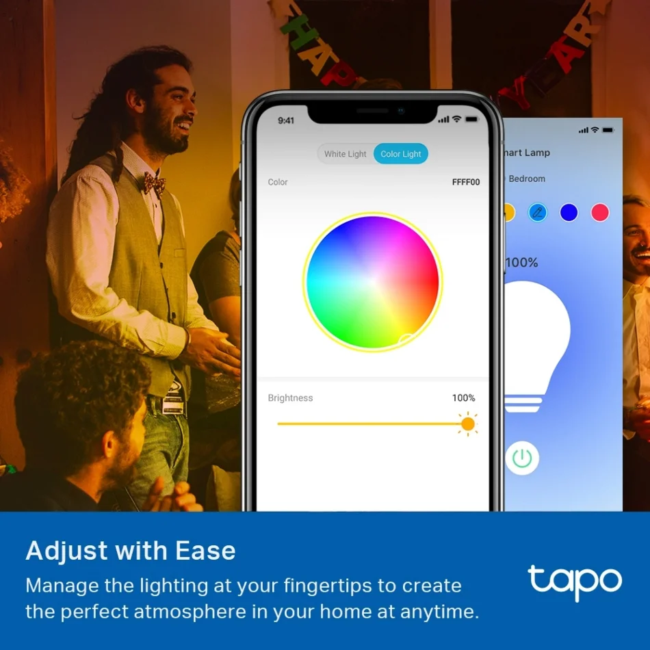 TP-Link Tapo L530E Çok Renkli Akıllı Wi-Fi Ampul İkili Paket