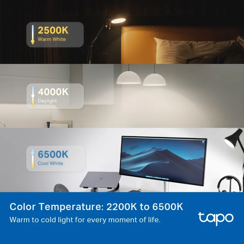 TP-Link Tapo L535E RGB Akıllı Wi-Fi Ampul