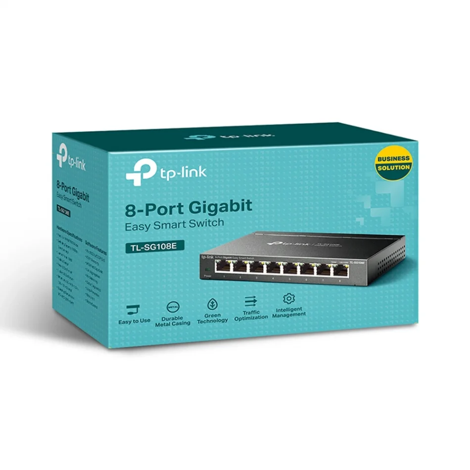 TP-Link TL-SG108E 8 Port Gigabit Easy Smart Switch
