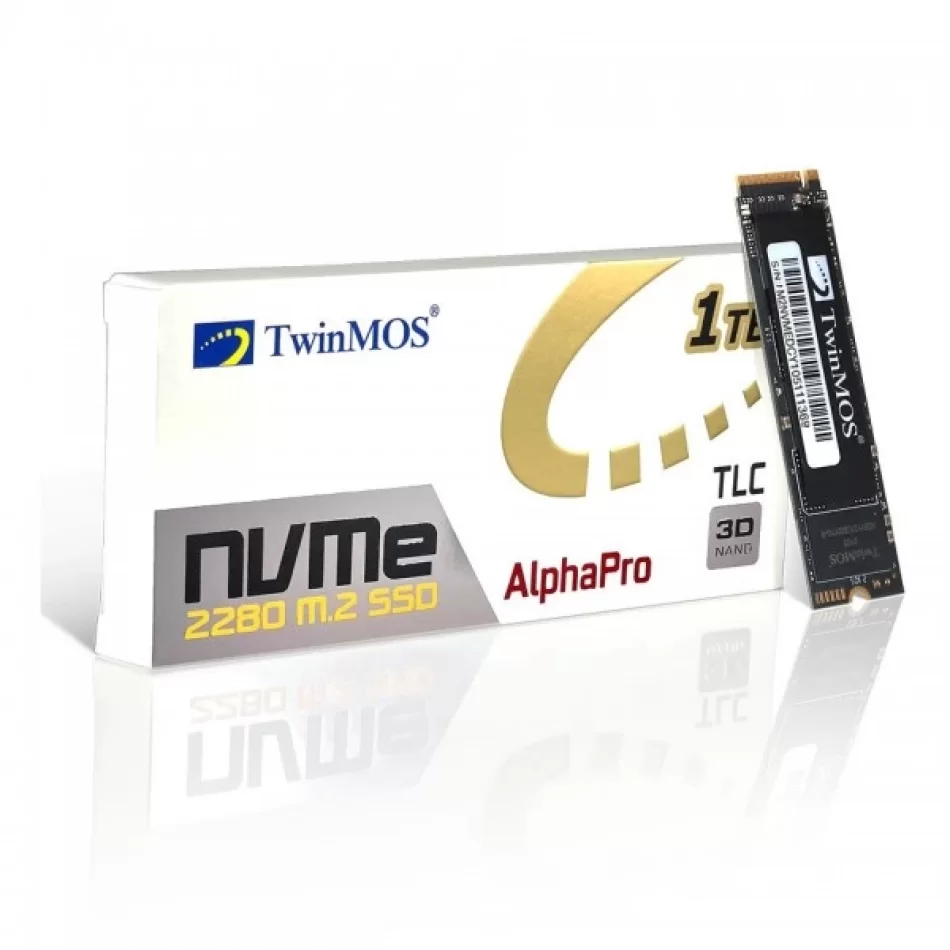 TwinMOS 1TB M.2 PCIe NVMe SSD (2455Mb-1832Mb/s) 3DNAND