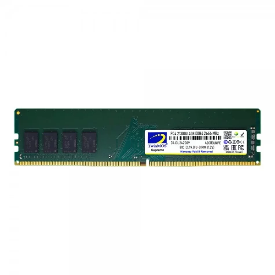 TwinMOS 4GB DDR4 2666MHz CL19 Ram MDD44GB2666D