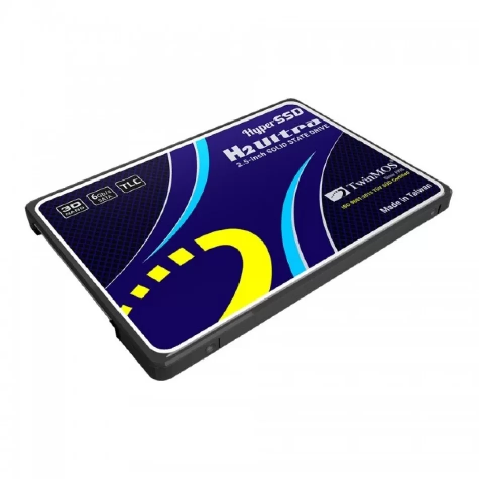 TwinMOS 512GB 2.5 SATA3 SSD (580Mb-550Mb/s) BLACK  TM512GH2UG