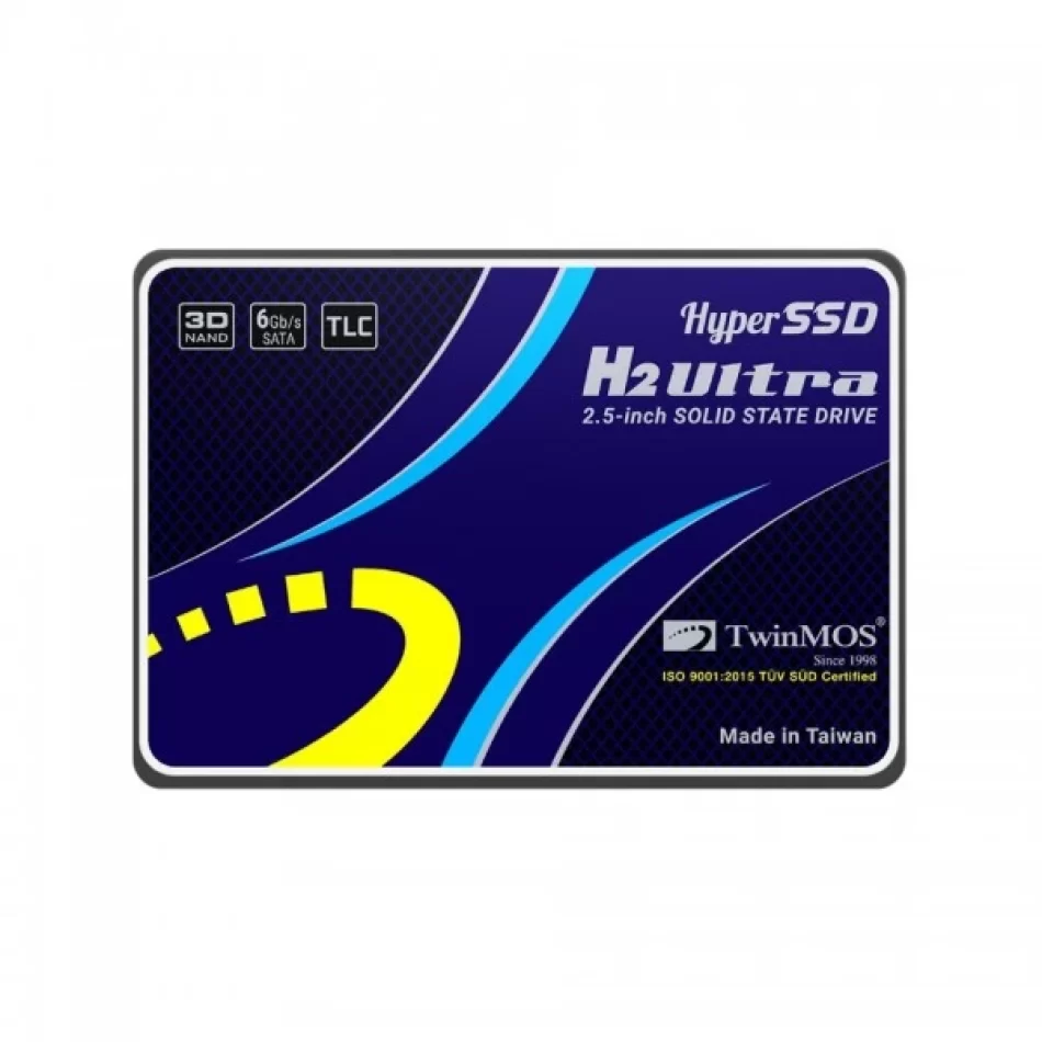 TwinMOS 512GB 2.5 SATA3 SSD (580Mb-550Mb/s) BLACK  TM512GH2UG