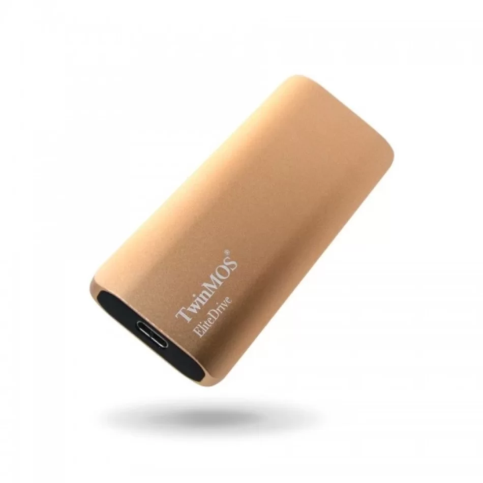 TwinMOS 512GB Taşınabilir External SSD USB 3.2/Type-C (Gold)