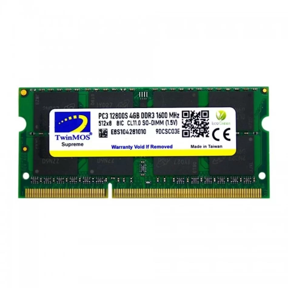 TwinMOS DDR3 4GB 1600MHz 1.5V Notebook Ram