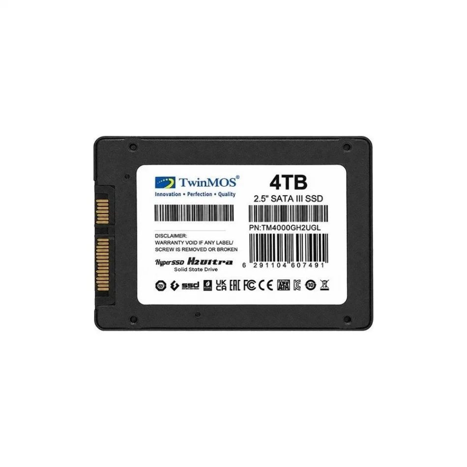 TwinMOS H2 Ultra Hyper TM4000GH2UGL 4 TB SATA 3.0 3D NAND TLC 2.5 SSD