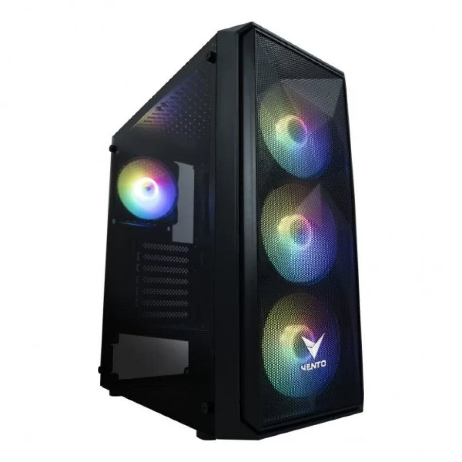 Vento VG10F RGB 550W Güç Kaynaklı Mid-Tower ATX Oyuncu Bilgisayar Kasası